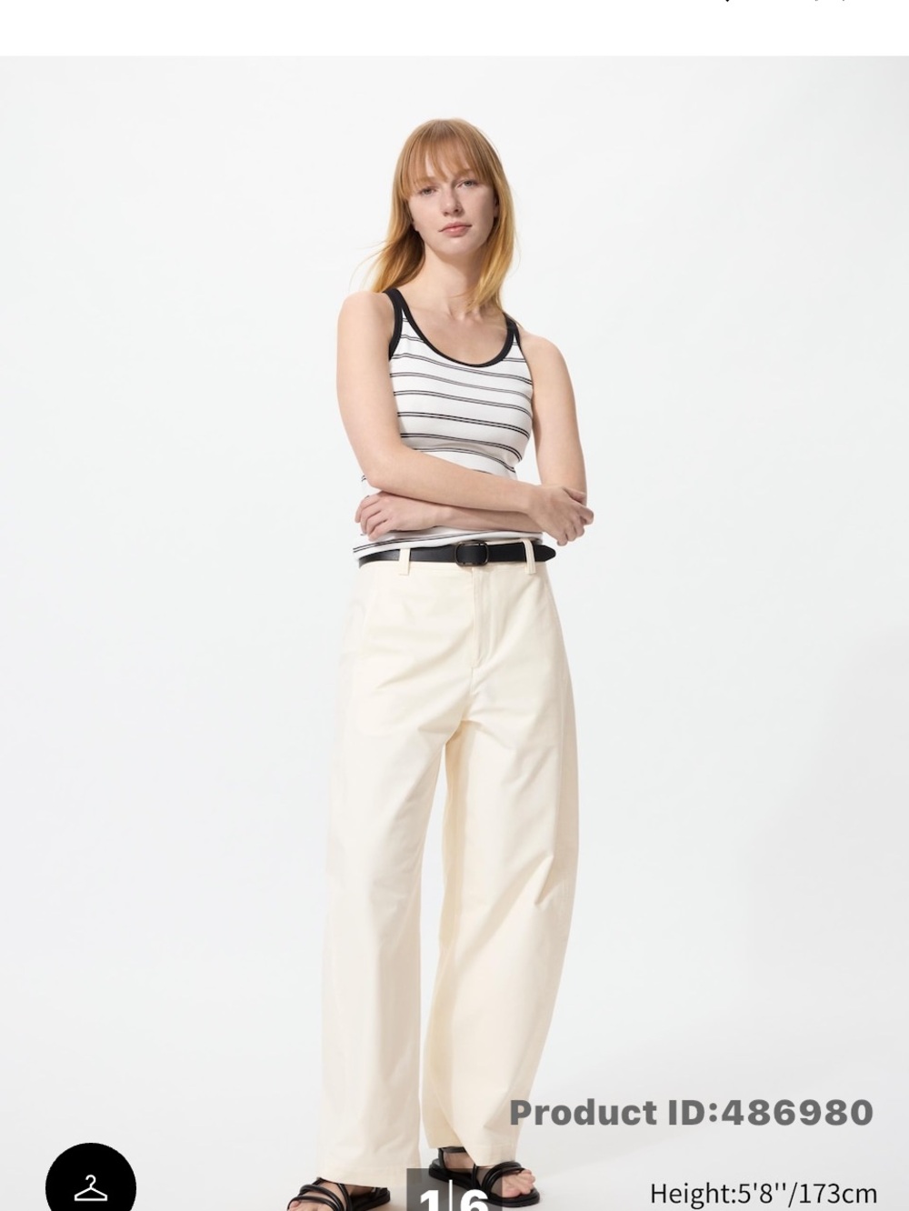 Uniglo Xl cotton barrel pants, NWT